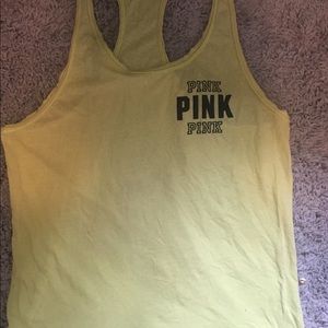 Pink racer back tank